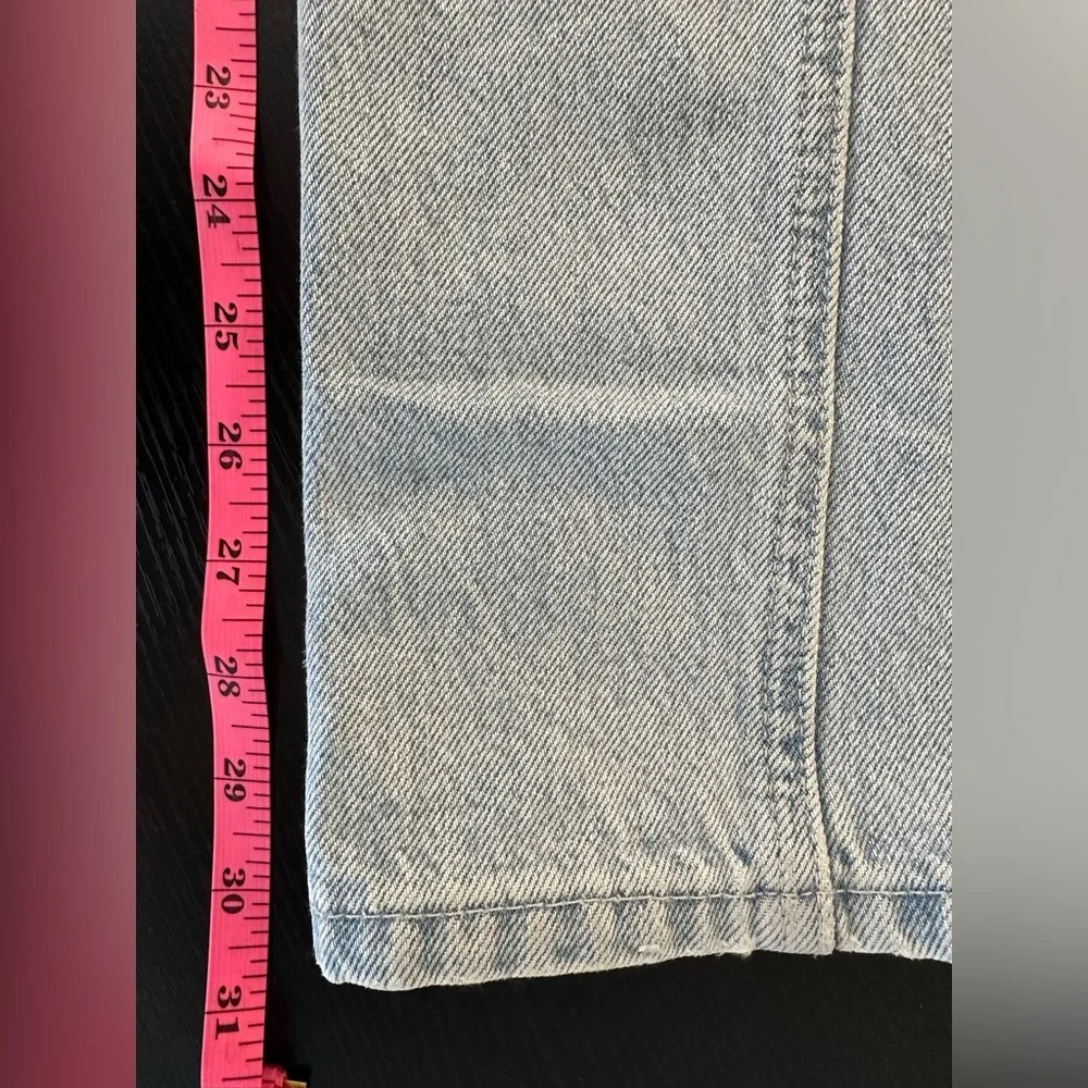 Zara Women's Light Blue Straight Leg Jeans - Picture 6 of 8